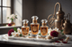 luxury perfume bottle elegant fragrance design