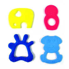 Silicone Baby Teether Pack of 1 (Mix Design & Color) - Indigenous Shop