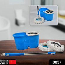Easy-to-use cleaning mop with microfiber refills.