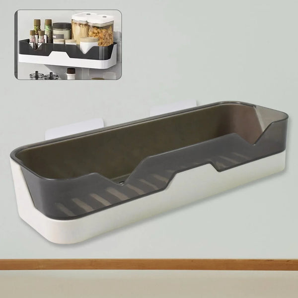 Wall Mounted Adhesive Bathroom Shower Caddy / Shelf / Plastic (1 Pc) - Indigenous Shop
