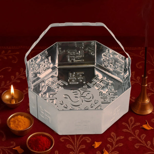 Octa Shine Stainless Steel Puja Basket