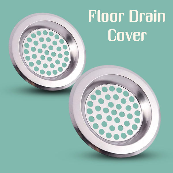 Bathroom Kitchen Stainless Steel Basin Sink Drain Strainer (2 Pc Set) - Indigenous Shop