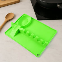 4 - Slots Silicone Multifunctional Spoon Holders Fork Spatula Rack (1 Pc) - Indigenous Shop