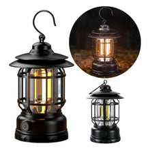 LED Camping Lante Light Retro Style Lighting Battery Type - c Rechargeable (1 Pc) - Indigenous Shop