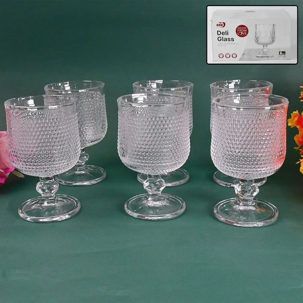 Juice water Glass Tumbler, Water glass (Set of 6 pcs / 185 ML) - Indigenous Shop