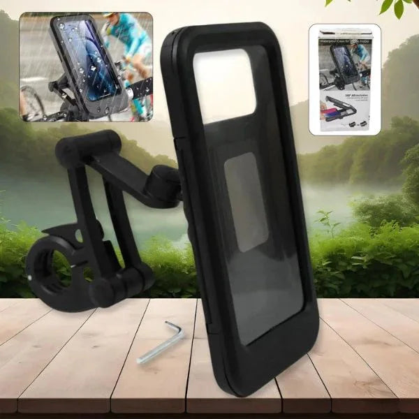 360 Rotation Bike Phone Mount Waterproof Cell Phone Holder (1 Pc) - Indigenous Shop