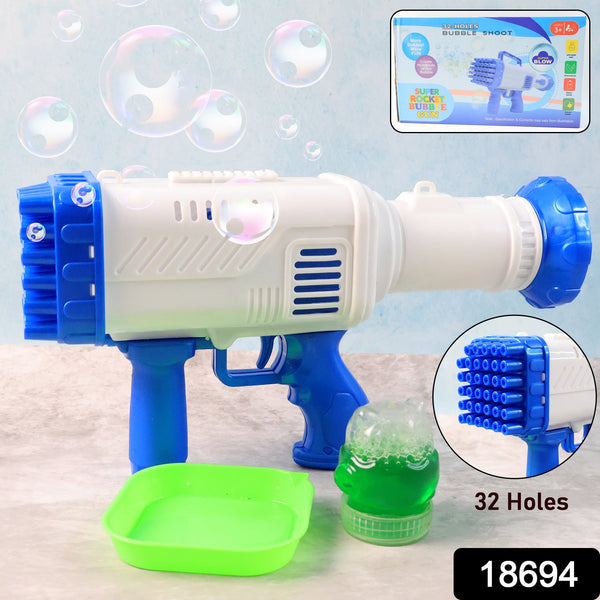 32 Holes Big Powerful Machine Bubble Gun Toys (1 Set) - Indigenous Shop