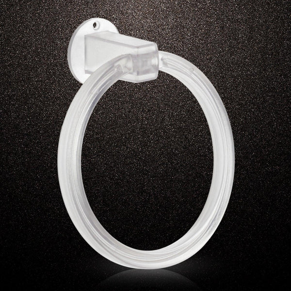 Unbreakable ABS Round Towel Ring Wall Mounted Stand / Holder (1 Pc) - Indigenous Shop