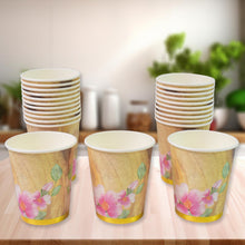 Disposable Paper Cups, Disposable Tea, Coffee Cups (24 Pcs Set / Mix Color & Design) - Indigenous Shop