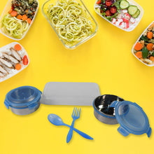Sumo Lunch Box with Bag – Plastic Lunch Box & Spoon/Fork Set (2 Pc) - Indigenous Shop