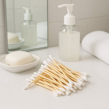 Eco-Friendly Wooden Cotton Ear Buds (1 pkt / 100 Pcs Approx) - Indigenous Shop