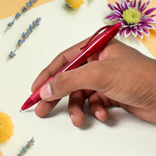 Red Colour Gel Pen Set, Set of 12 Pcs - Indigenous Shop
