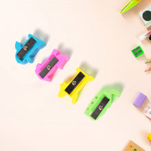 Plastic Small Cute Pencil Sharpener (1 Pc / Mix Design & Color) - Indigenous Shop