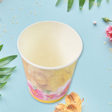 Disposable Paper Cups, Disposable Tea, Coffee Cups (24 Pcs Set / Mix Color & Design) - Indigenous Shop