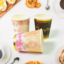 Disposable Paper Cups, Disposable Tea, Coffee Cups (3 Pcs Set / Mix Color) - Indigenous Shop