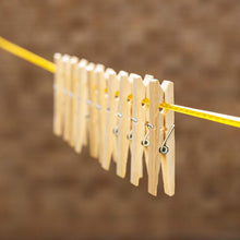 Heavy Duty Bamboo Wooden Cloth Clips / Pegs (10 Pcs Set) - Indigenous Shop