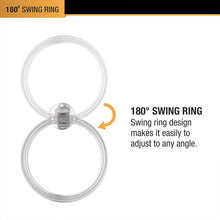 Unbreakable ABS Round Towel Ring Wall Mounted Stand / Holder (1 Pc) - Indigenous Shop