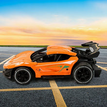 High speed remote control racing car with LED lights