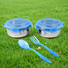 Bite Lunch Box, with Insulated Fabric Lunch Bag & Plastic Spoon, Fork - Indigenous Shop