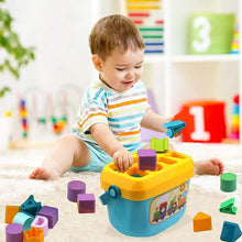 Baby First Block Set Kids Non - Toxic Abcd Geometric Shape Sorting & Stacking (1 Set) - Indigenous Shop