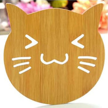 wooden coaster for tea coffee mug