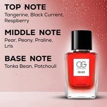 Top Note, Middle Note, Base Note OG Luxury Solace Eau De Perfume