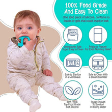 Silicone Baby Teether Pack of 1 (Mix Design & Color) - Indigenous Shop