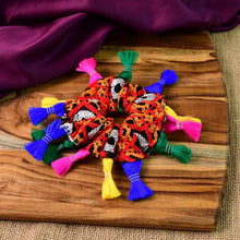 Elegant Multicolor Navratri Hair Bun