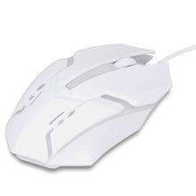 White computer mouse on a white background
