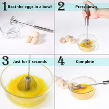 Hand Push Mixer, Egg Whisk, Stainless Steel Blender (1 Pc) - Indigenous Shop