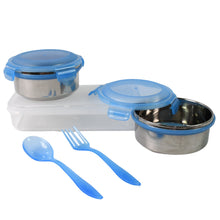 Sumo Lunch Box with Bag – Plastic Lunch Box & Spoon/Fork Set (2 Pc) - Indigenous Shop