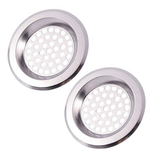 Bathroom Kitchen Stainless Steel Basin Sink Drain Strainer (2 Pc Set) - Indigenous Shop