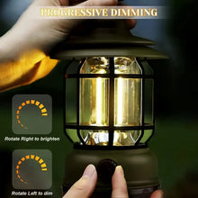 LED Camping Lante Light Retro Style Lighting Battery Type - c Rechargeable (1 Pc) - Indigenous Shop