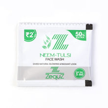 ZequZ Neem & Tulsi Face Wash packaging on a white background