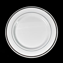Round Plastic Dinner Plates Wedding Birthday Party Tableware Supplies (6 Pcs Set) - Indigenous Shop