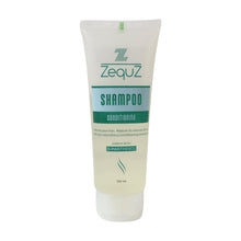 ZequZ shampoo bottle on a white background