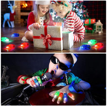 Light up Finger Tips, Clear Mini Rings, LED Glow Ring with Elastic Band (1 Pc) - Indigenous Shop