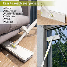 Self-cleaning mop with microfiber pad and bucket