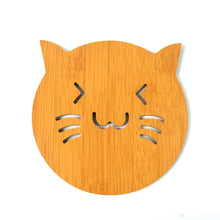 eco friendly bamboo drink coaster