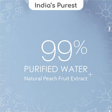 Product label with 'Indio's Purest' text on a blue background with floral and nature-themed designs.