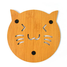 square bamboo coaster for hot pot