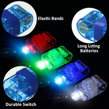 Light up Finger Tips, Clear Mini Rings, LED Glow Ring with Elastic Band (1 Pc) - Indigenous Shop