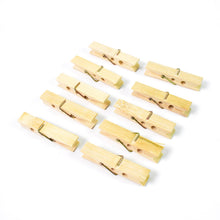 Heavy Duty Bamboo Wooden Cloth Clips / Pegs (10 Pcs Set) - Indigenous Shop