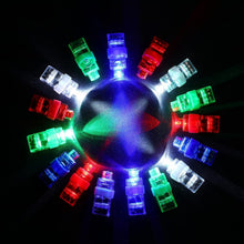 Light up Finger Tips, Clear Mini Rings, LED Glow Ring with Elastic Band (1 Pc) - Indigenous Shop