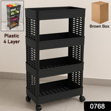 13419258-50Pc-Plasticstoragetrolley4layer-Av2516Gm-Sv6030Gm - Indigenous Shop