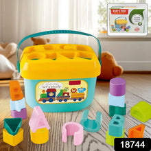 Baby First Block Set Kids Non - Toxic Abcd Geometric Shape Sorting & Stacking (1 Set) - Indigenous Shop