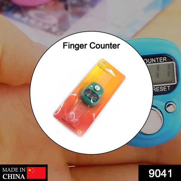 Digital finger counter with packaging and 'Made in China' label
