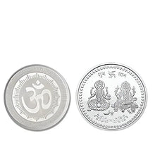auspicious silver coin for diwali