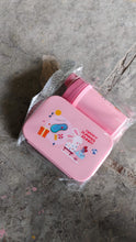 Plastic Lunch Box Leak Proof 2 Compartment with Bottle and Fork (1 Set / Mix Color) - Indigenous Shop