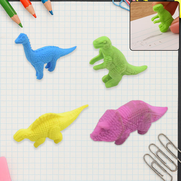 4310_dinosaur_erasers_4pc_set - Indigenous Shop